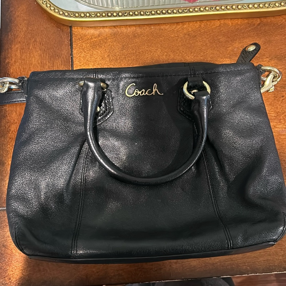 Black coach bag
